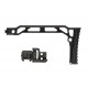 5KU SS-8R Skeleton stock with 1913 mount - Black 5KU-327